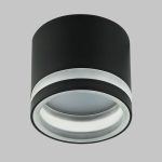 IL.0005.4500 BK Светильник GX53 1*12W потолочный спот Черный