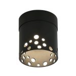 IL.0005.4400 BK Светильник GX53 1*12W потолочный спот Черный