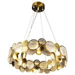 MD.0830-3-P BK+FGD Люстра подвесная 3*60Вт E27