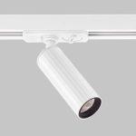 IL.0010.0013 WH+BK Светильник 7W на однофазный трек 220V, LED 4000K, Белый+Черный