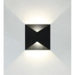 IL.0014.0012 BK Светильник настенный LED 2*5W 4000K Черный 220V IP54