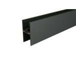 IL.0007.4001 BK Профиль для ультратонкого магнитного шинопровода Длина 1м, Черный