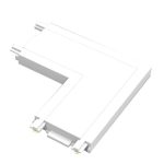 IL.0007.3001 WH L - соединитель для ультратонкого магнитного шинопровода 48В, Белый