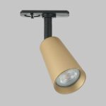 IL.0010.0015-BMG Светильник на однофазный трек 220В. GU10 50Вт. Черный-матовое золото
