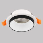 IL.0029.0011-WBK Светильник встраиваемый GU10 50W Белый/Черный