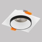 IL.0029.0012-WBK Светильник встраиваемый GU10 50W Белый/Черный