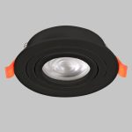 IL.0029.0007-BK Светильник встраиваемый поворотный GU10 50W Черный