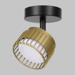 IL.0005.2301-BMG Светильник GX53 1*12W настенно-потолочный спот Черный/Матовое Золото