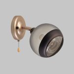 MD.51848-1-W-BK+CPN Бра настенное 1*60Вт Е27