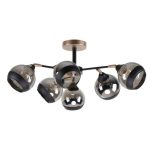 MD.51848-6-S-BK+CPN Люстра потолочная 6*60Вт Е27