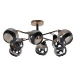 MD.51848-8-S-BK+CPN Люстра потолочная 8*60Вт Е27