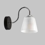 MD.51941-1-W-BK+СH Бра настенное 1*60Вт Е27