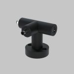 IL.0060.4009-BK T - соединитель (2-IN, 1-OUT) настенно-потолочный монтаж 24В, Черный