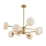 MD.78778-3-P BK+AB Люстра подвесная 3*60Вт E27