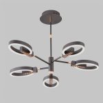 PLC-7056-720 Люстра светодиодная потолочная, 90Вт, пульт ДУ, 3200К+6500К