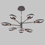 PLC-7056-950 Люстра светодиодная потолочная, 126Вт, пульт ДУ, 3200К+6500К