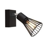 SP.037-51-06 Светильник Спот Е14 1*60Вт, BK+CH