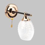 MD.4144-1-W-BK+FGD Бра настенное 1*Е27