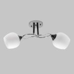 MD.3618-2-S-CH+BK Люстра потолочная 2*Е27