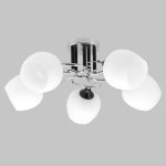 MD.3618-5-S-CH+BK Люстра потолочная 5*Е27