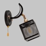 MD.5708-1-W-BK+FGD Бра настенное 1*Е27