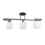 MD.5485-3-S-BK+FGD Люстра потолочная 3*Е27