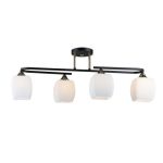 MD.5485-4-S-BK+FGD Люстра потолочная 4*Е27