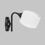 MD.5485-1-W-BK+FGD Бра настенное 1*Е27