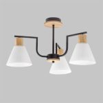 MD.5716-3-S-BK+WOOD Люстра потолочная 3*Е27