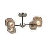 MD.1548-4-S-CH+BK Люстра потолочная 4*Е27