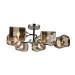 MD.1548-6-S-CH+BK Люстра потолочная 6*Е27