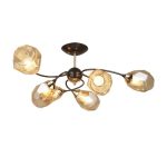MD.4249-6-S-COFFEE+FGD Люстра потолочная 6*Е27