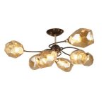 MD.4249-8-S-COFFEE+FGD Люстра потолочная 8*Е27