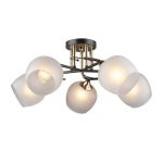 MD.5996-5-S-COFFEE+FGD Люстра потолочная 5*Е27