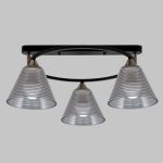 MD.5948-3-S-BK+AB Люстра потолочная 3*Е27