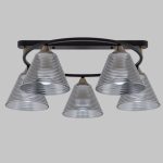 MD.5948-5-S-BK+AB Люстра потолочная 5*Е27