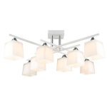 MD.5985-8-S-WH+CH Люстра потолочная 8*Е27