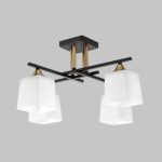 MD.5985-4-S-BK+COP Люстра потолочная 4*Е27