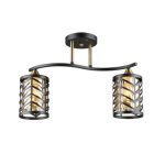 MD.5943-2-S-BK+COP Люстра потолочная 2*Е27