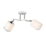 MD.5707-2-S-WH+CH Люстра потолочная 2*Е27