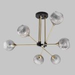 MD.5299-6-S-AB+BK Люстра потолочная 6*Е27