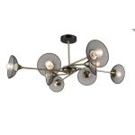 MD.5700-8-S-AB+BK Люстра потолочная 8*Е27