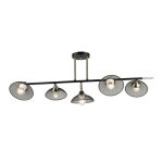 MD.5728-5-S-AB+BK Люстра потолочная 5*Е27