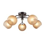 MD.5965-5-S-COFFEE+CR Люстра потолочная 5*Е27