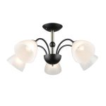 MD.4188-5-S-BK+AB Люстра потолочная 5*Е27