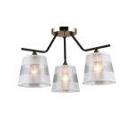 MD.2128-3-S-BK+FGD Люстра потолочная 3*Е27