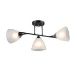 MD.2142-3-S-BK+CH Люстра потолочная 3*Е27