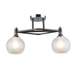 MD.4214-2-S-COFFEE+CH Люстра потолочная 2*Е27