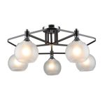 MD.4214-5-S-COFFEE+CH Люстра потолочная 5*Е27