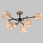 MD.4212-6-S-BK+AB Люстра потолочная 6*Е27
